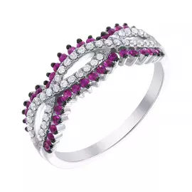 Кольцо из золота MR83268-WD-RU_KO_RU_WG