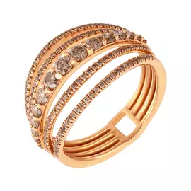 Кольцо из золота MR84767-BR-RG_KO_DN_PINK