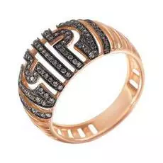 Кольцо из золота MR85041-BR-RG_KO_DN_PINK