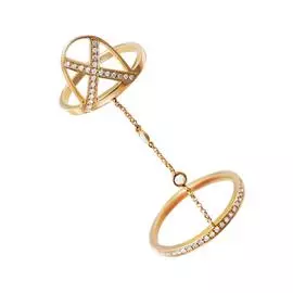 Кольцо из золота MR85186-WD-RSRD-YG_YG