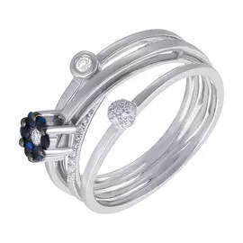 Кольцо из золота MR85967A-WD-BS_KO_SA_WG