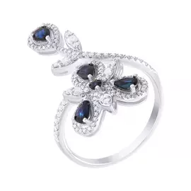 Кольцо из золота MR87731-WD-BS_KO_SA_WG