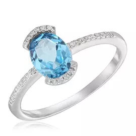 Кольцо из золота мзHC00020R-W