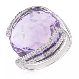 Кольцо из золота мзHF02967R-W