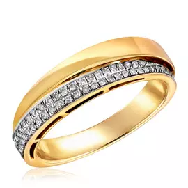 Кольцо из золота мзHF04576R-Y