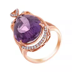 Кольцо из золота R01332AM4RT_KO_AM_PINK