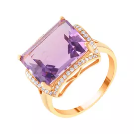 Кольцо из золота R01582AM4RT_KO_AM_PINK