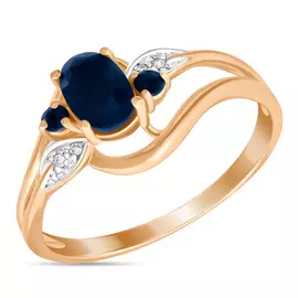 Кольцо из золота R01-D-R61147-BKSA