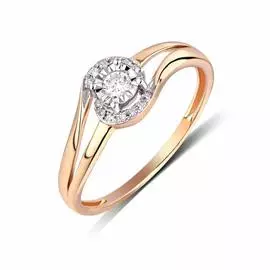 Кольцо из золота R01-D-RR01072ADI-R17