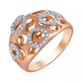 Кольцо из золота R13411DPN_KO_001_PINK