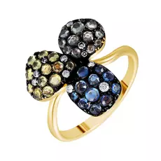 Кольцо из золота R13887YS-GS-S-D_Y_SM_YG