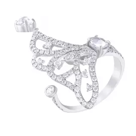 Кольцо из золота R14018WS-DN_KO_WSA_WG