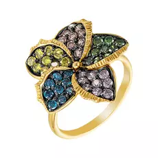 Кольцо из золота R15597D-9_DC_YG