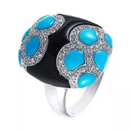 Кольцо из золота R17147_OX_TQ_WG