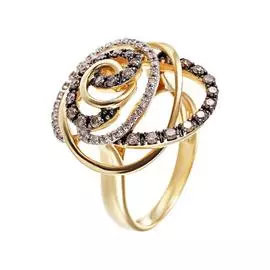 Кольцо из золота R24308_DN_YG