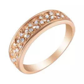 Кольцо из золота R27147_DN_PINK