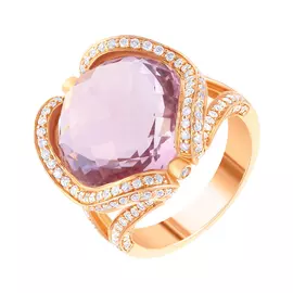 Кольцо из золота R31570A014R001_KO_AM_PINK