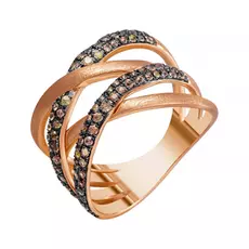 Кольцо из золота R33380_KO_DC_PINK