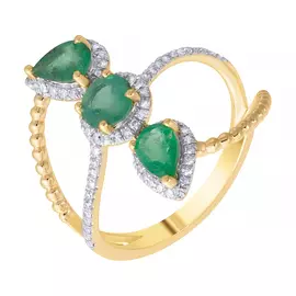 Кольцо из золота R33519_KO_EM_YG