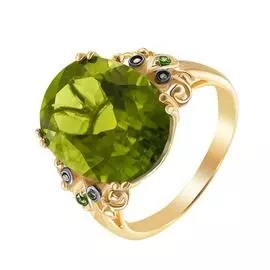 Кольцо из золота R38361K-1_KO_DG_PD_TV_YG