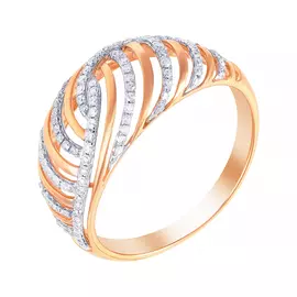 Кольцо из золота R49241A0S14R002_KO_PINK