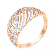 Кольцо из золота R49241A0S14R002_KO_PINK