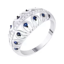 Кольцо из золота R49303A0S14WB001_KO_SA_WG