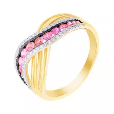 Кольцо из золота R49305A0S14YB001_KO_PS_YG