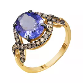 Кольцо из золота R500849DIF001_KO_DC_TA_YG