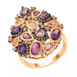 Кольцо из золота R50460A314RB001_KO_D_PINK