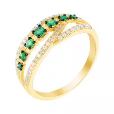 Кольцо из золота R50540A1S14YB001_KO_EM_YG