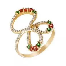 Кольцо из золота R6563D-GGORS_OS_TV_YG