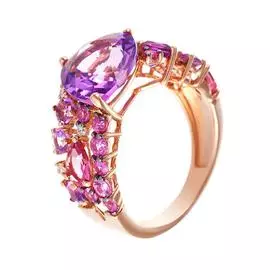 Кольцо из золота RG-33242_KO_PS_AM_TU_PINK