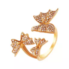 Кольцо из золота RR11579_PINK