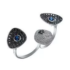 Кольцо из золота SB00169R-W-S_KO_SA_WG