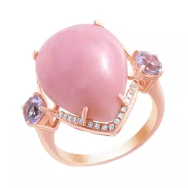 Кольцо из золота TR00051R-R-PO_KO_PAM_P_YG