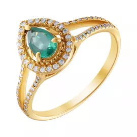 Кольцо из золота U03656D_YGDWEM_KO_EM_YG