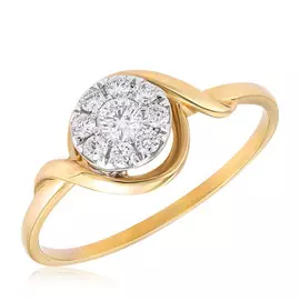 Кольцо из золота ю1R24741