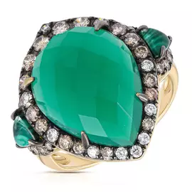 Кольцо из золота юаR13476WQM