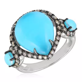 Кольцо из золота юаR13477WQTQ