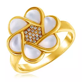 Кольцо из золота юряDR5665