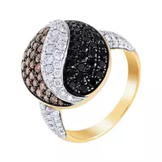 Кольцо из золота WR00248D-2_DB_DN_YG