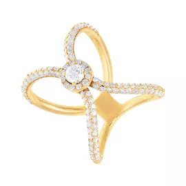 Кольцо из золота YZ1158_KO_PINK