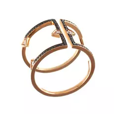 Кольцо из золота YZ1315_KO_DB_PINK