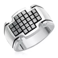 Кольцо мужское из серебра 01Т058343Э