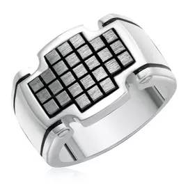 Кольцо мужское из серебра 01Т058343Э