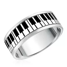 Кольцо мужское из серебра 35610018