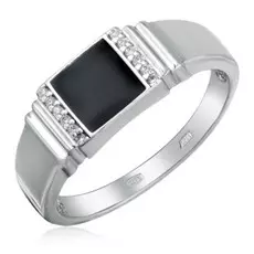 Кольцо мужское из серебра 94011324