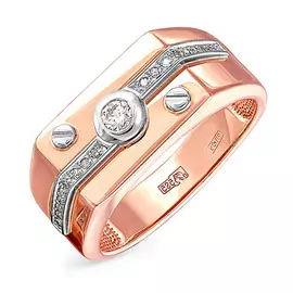 Кольцо мужское из золота 1-0289-1000