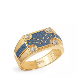 Кольцо мужское из золота 1-2188-1000